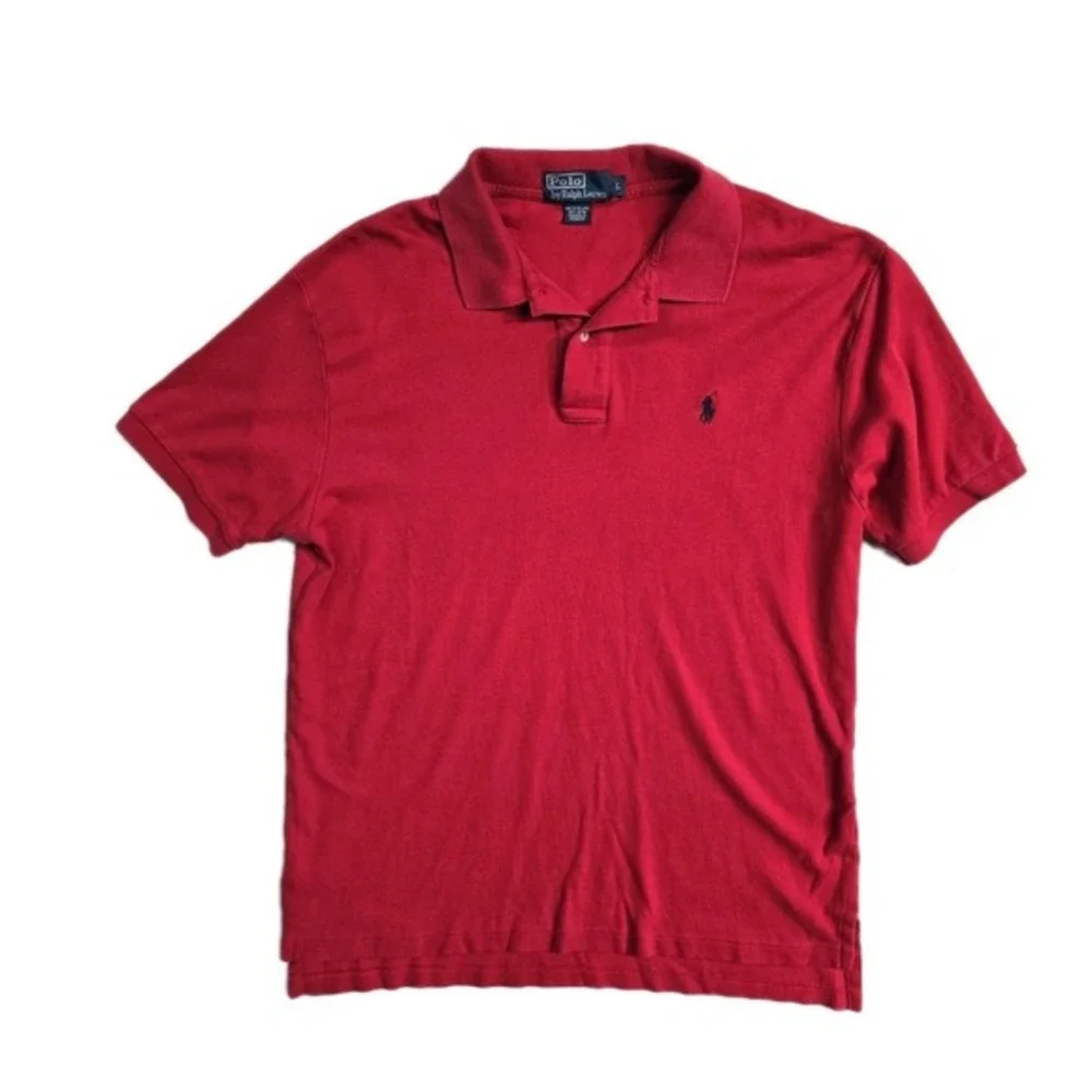 Polo Ralph Lauren Men's Polo Shirt Red Large